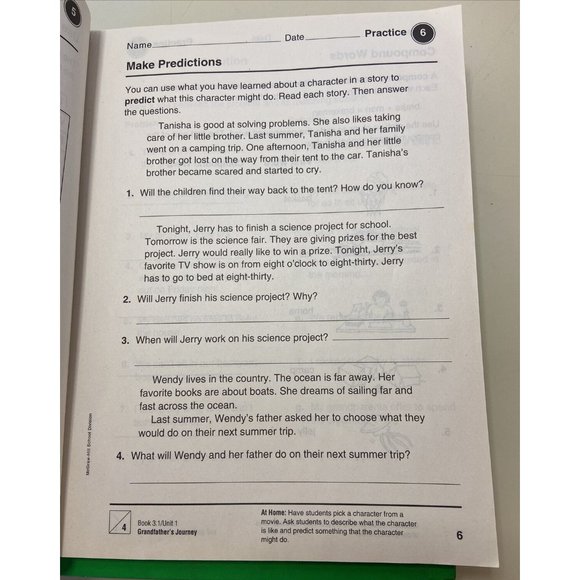Reading Textbooks 1 & 2 Grade 3 McGraw-Hill Reading, Workbook Book Homeschool - Picture 9 of 9